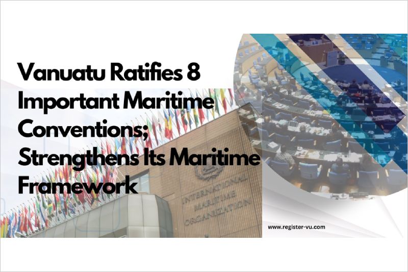 Vanuatu Ratifies 8 Important Maritime Conventions; Strengthens Its Maritime Framework